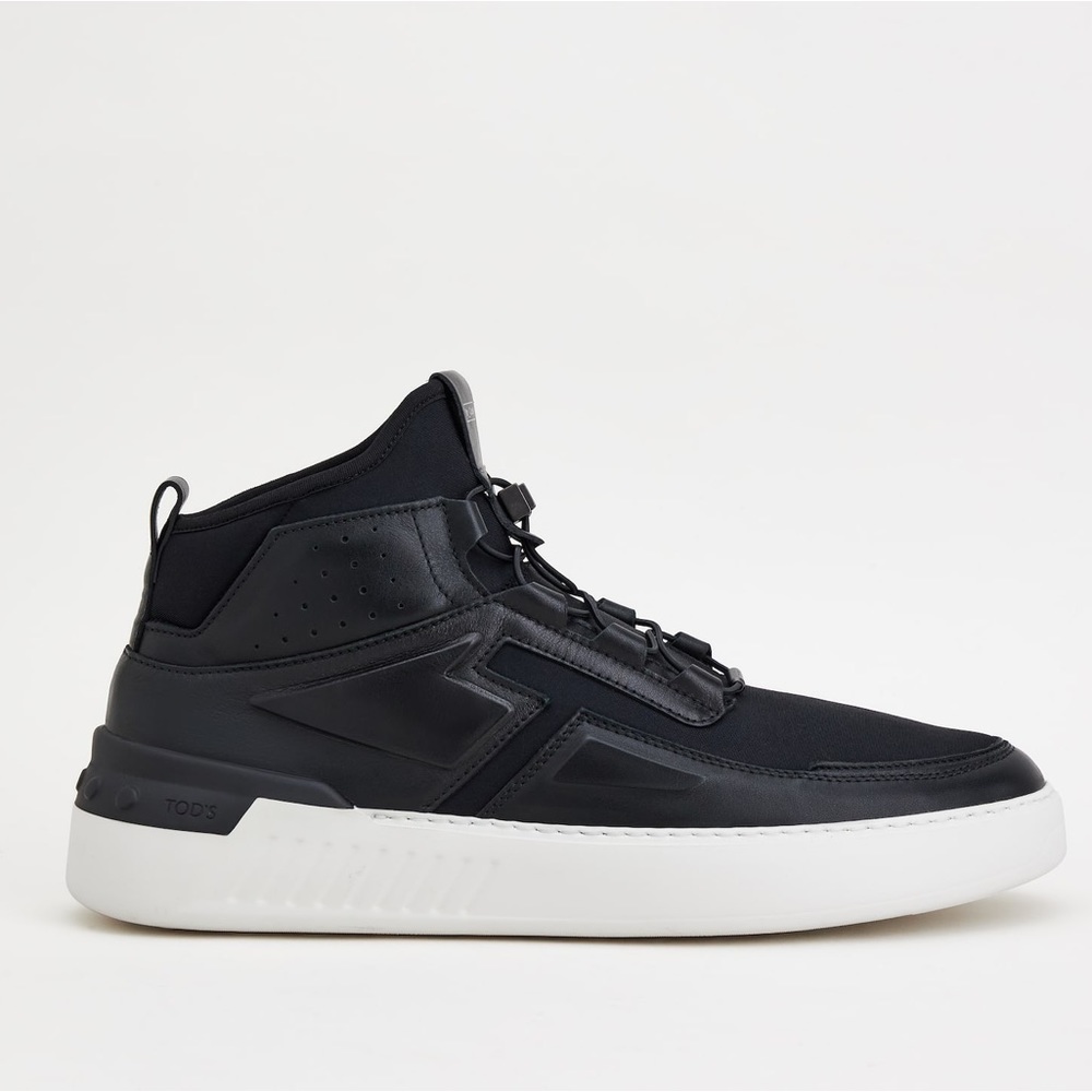 TOD'S Men’s Sneakers: No Code Black Hi-top                       Size 10.5 US